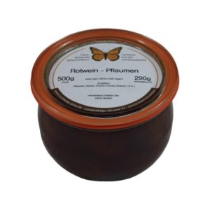 Rotwein Pflaumen